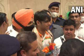 Indian contingent returns home after a historic Tokyo Olympics