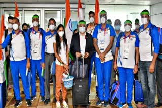 Indian Olympic Team  Olympic contingent  Tokyo Olympics  टोक्यो ओलंपिक 2020  भारतीय खिलाड़ी