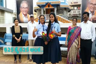 davangere girls shares top rank in sslc