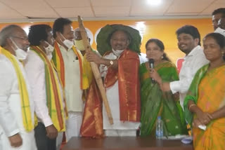 World Tribal Day is celebrated at Visakha Tdp office