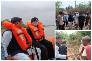 सहकारिता मंत्री अरविंद भदौरिया ने किया बाढ़ प्रभावित क्षेत्रों का दौरा