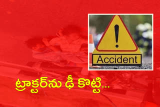 accident at chillakall in Krishna district