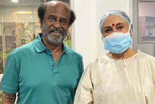 Rajini seen his dentist for regular check up