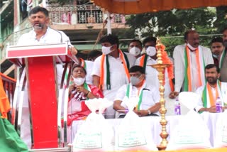 DK Shivakumar spark against stame BJP govt