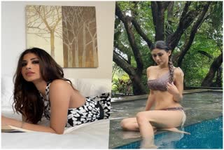 mouni roy  mouni roy video  pool photos  mouni roy instagram  sun set video  mouni roy films