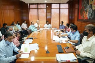 CM  held a review meeting at Delhi Secretariat regarding the ongoing development works in unauthorized colonies