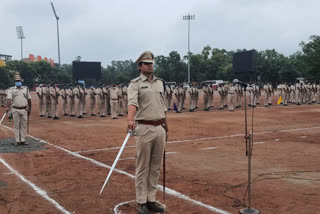 preparations for independence day at morhabadi maidan ranchi