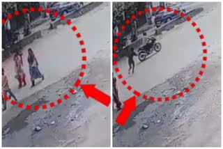 Ghaziabad snatchers escaped after chain snatching