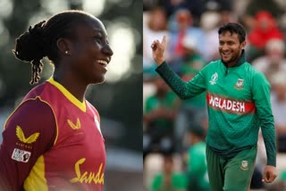 Shakib Al Hasan  Stafanie Taylor  icc Player of the Month  ബംഗ്ലാദേശ് ഓള്‍ റൗണ്ടര്‍ ഷാക്കിബ് അല്‍ ഹസന്‍  ഷാക്കിബ് അല്‍ ഹസന്‍  സ്റ്റെഫാനി ടെയ്‌ലര്‍