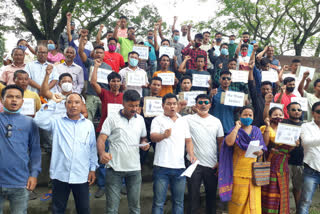 EX NDFB CADRE PROTEST AT BARAMA