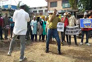 singing a song In Rajnandgaon