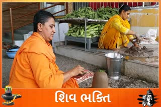 Worship of earthen Shivling