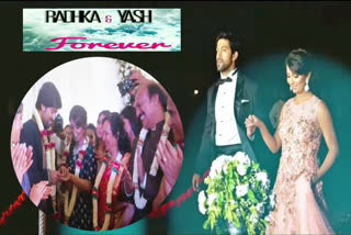 Radhika pandit and yash Engagement day