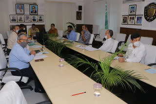 cabinet miniter Ganesh Joshi meeting