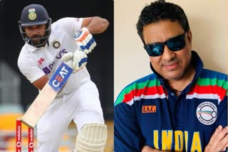 Twitter accuses Sanjay Manjrekar of commentator's curse after Rohit Sharma misses out on a century