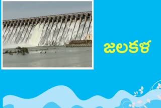 flood to Nagarjuna Sagar, Nagarjuna Sagar water levels