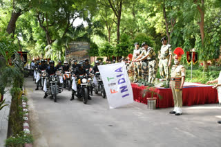 Border Security Force took out a motorcycle rally