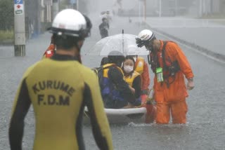 JAPAN FLOOD ; 1.2  ମିଲିୟନରୁ ଅଧିକ ଲୋକଙ୍କୁ ସ୍ଥାନାନ୍ତର ପାଇଁ ନିର୍ଦ୍ଦେଶ