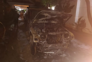 car  burning incident