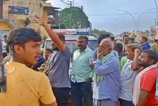 Protest in Shikaripur