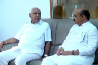 CM holds discussions with Yediyurappa