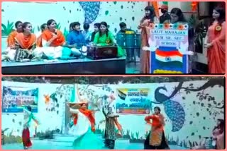 Independence Day and Teej Festival were celebrated in Vasant Vihar Lalit Mahajan School