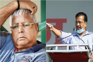 Arvind Kejriwal and Lalu Prasad Yadav as artists of social media