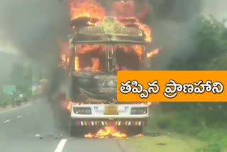 FIRE IN LORRY