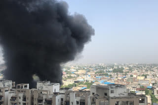 massive fire breaks out at a chemical factory in ghaziabad