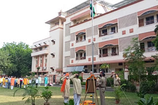 Flag hoisting at RSS headquarters nagpur