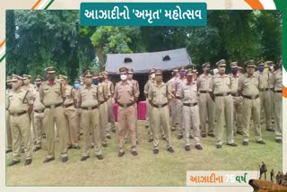 ગાંધીનગર BSF હેડ ક્વાર્ટર ખાતે થઈ સ્વતંત્રતા પર્વની ઉજવણી