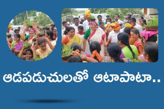 TEEZ FESTIVAL: తీజ్​ వేడుకల్లో స్టెప్పులేసిన ప్రజాప్రతినిధులు.. ఎక్కడంటే..?