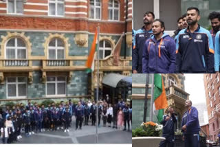Team India hoists flag ahead of Day 4 of Lord's Test