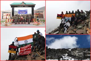 Dogra Scout jawans hoisted the tricolor