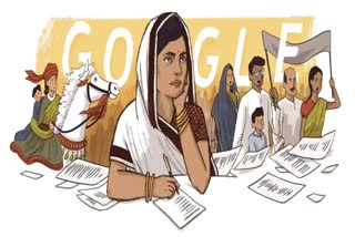 Subhadra Kumari Chauhan Google Doodle