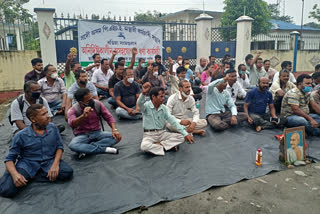 Pump operator protest at Rangia