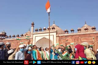 Flag hosting and national anthem is forbidden in masjid says city mufti Majidul Kuddoos Khubaib roomi in Agra