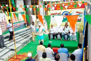 بنگلورو: مسجد طحہ کےاحاطےمیں جشن آزادی کا پروگرام منعقد