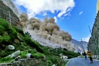 joshimath niti valley border closed as landslide in chamoli