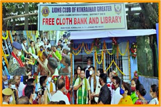 Free clothing and book banks opened in  Kokrajhar