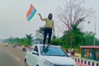 Video doing stunts with car goes viral