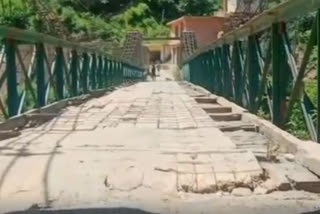 Bad condition of the bridge