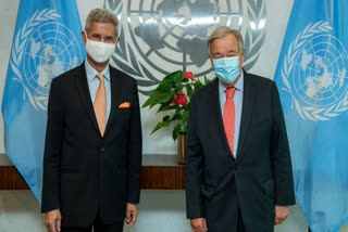 Jaishankar calls on UN chief Guterres