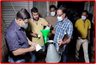 Blue Kerosene seized at Bilasipara