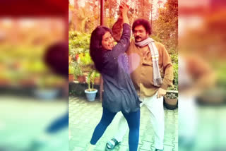 Actress Lasya Nagaraj Dance with Ravichandran