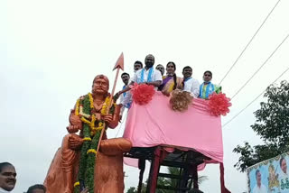 Srinivas Goud in medak, sardar sarvai papanna birth anniversary