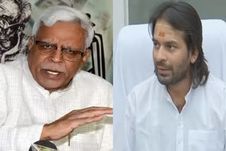 Shivanand Tiwari and Tej Pratap Yadav