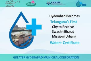 WATER PLUS TO GHMC, MINISTER KTR APPRECIATIONS