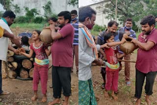 10 years daughter perform father's last rituals as son refused to do  അന്ത്യകർമം  കർമങ്ങൾ നിർവഹിച്ചത് പത്ത് വയസുകാരി മകൾ  അച്ഛന്‍റെ അന്ത്യകർമങ്ങൾ ചെയ്യാൻ മകൻ വിസമ്മതിച്ചു  കടബാധ്യത  ആത്മഹത്യ  suicide  last rituals