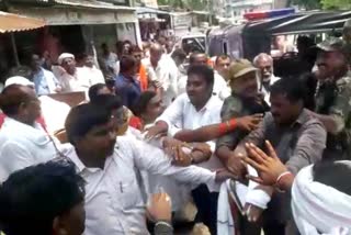 fight between jdu workers